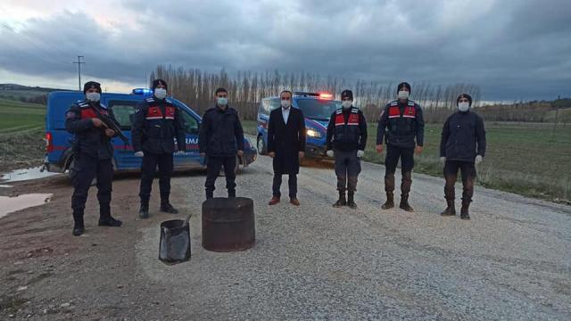 Kütahyada bir köy karantinaya alındı
