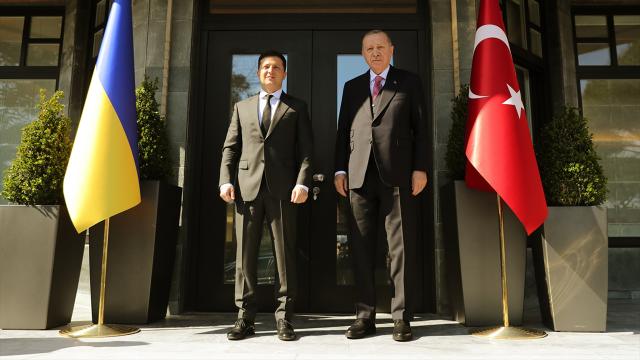 Cumhurbaşkanı Erdoğan ve Zelenskiy görüşmesi sona erdi