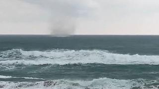 Sinop açıklarında hortum meydana geldi