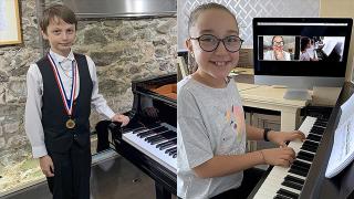 Çocuk piyanistler yetenekleriyle İzmir'in gururu oldular
