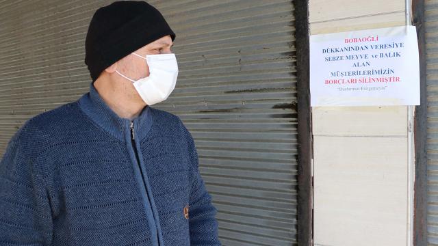 Trafik kazasında ölen esnafın ailesi, veresiye borçlarını sildi
