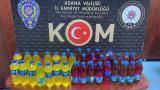 Adana'da 8 bin 200 litre ve 135 şişe sahte içki ele geçirildi: 3 gözaltı