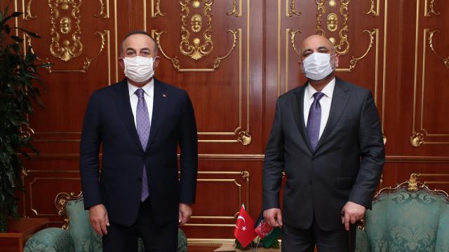 Dışişleri Bakanı Çavuşoğlu, Afgan mevkidaşı Atmar ile görüştü