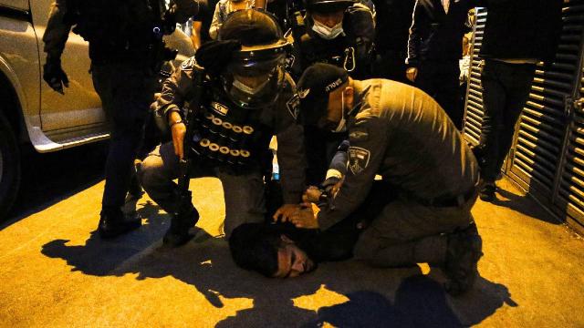 İsrail polisinden Kudüste Filistinlilere müdahale