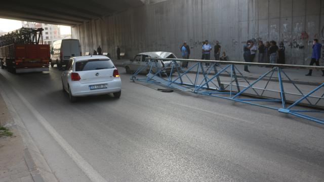 Adanada trafik kazası: 1 yaralı