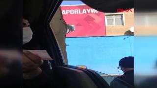 Maskesiz çalışandan ilginç cevap: Senden bana bulaşmasın