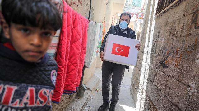 TİKAdan Gazzedeki 5 bin 320 aileye ramazan yardımı