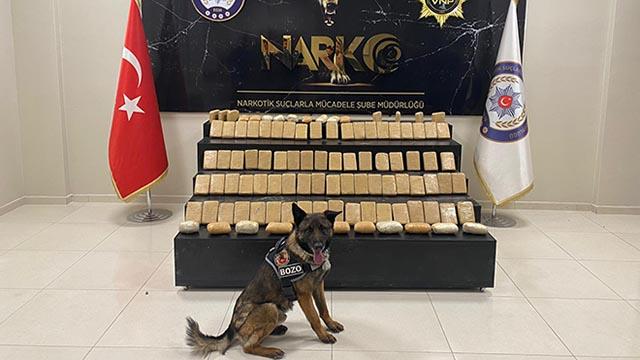 Evin önüne park edilen kamyonetten 51 kilogram eroin çıktı