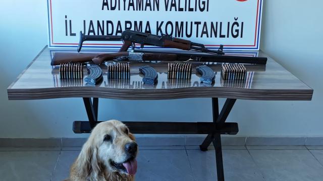 Adıyamanda asayiş uygulaması: Uzun namlulu silah ele geçirdi