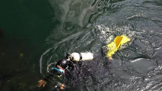 Su altı uzmanları Düden'e daldı: Evsel kirlilik kanıtlandı