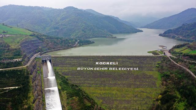 Yuvacık Barajı yağışlarla birlikte tamamen doldu