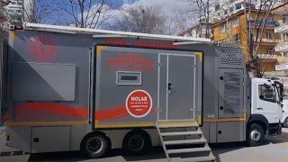 Dünyanın ilk mobil laboratuvar aracı "MOLAB" afet alanlarında görevde