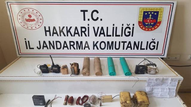 Hakkaride PKK operasyonu: Patlayıcıda kullanılan malzemeler bulundu