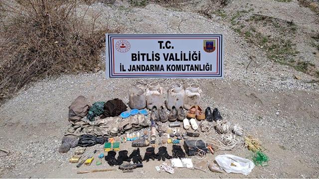 Bitliste araziye gizlenmiş patlamaya hazır TNT bulundu