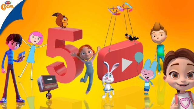 TRT Çocuk'un YouTube'daki abone sayısı 5 milyonu aştı
