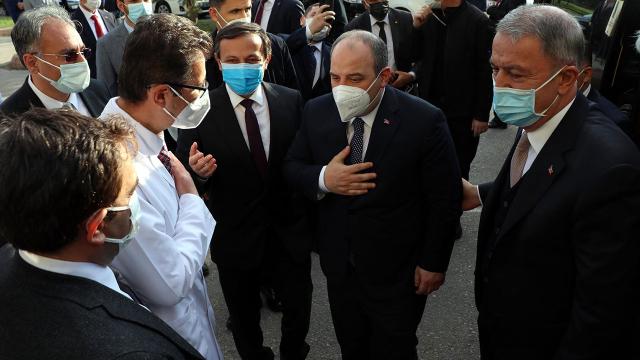 Bakan Akar ile Bakan Varank Kayserideydi