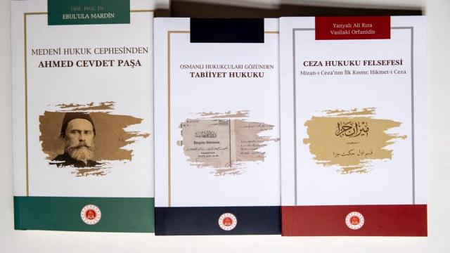 Adalet Bakanlığından hukuk tarihine ışık tutacak 3 kitap