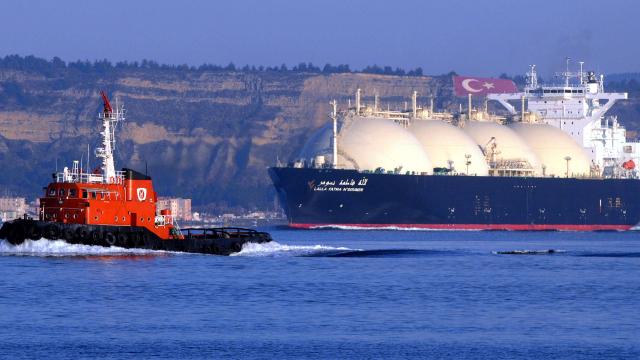 Cezayirden yola çıkan LNG gemisi Türkiye yolunda