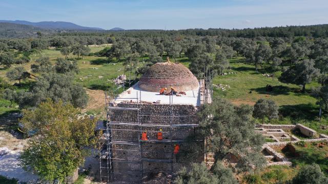 Muğlada 600 yıllık Yelli Camii restorasyonla eski ihtişamına kavuşuyor