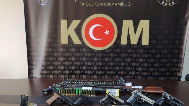 Mersin ve Adanada silah kaçakçılığı operasyonu: 14 gözaltı
