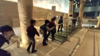 Köy okulu öğrencileri tarihe yolculuk yaptı