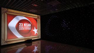 İletişim Başkanlığı'ndan 23 Nisan'a özel dijital gösterim
