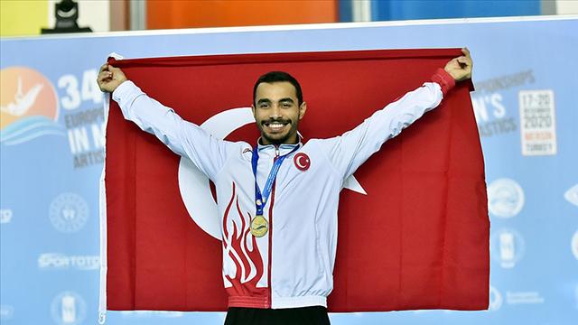 Milli cimnastikçi Ferhat Arıcandan altın madalya