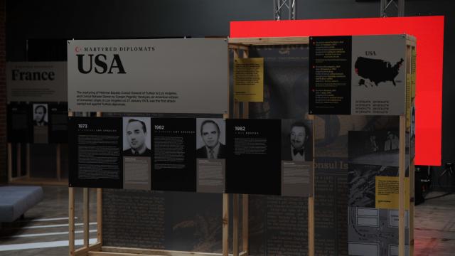 "Şehit Diplomatlar Sergisi" Los Angelesta açıldı