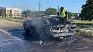 ABD'de otoyolda araç patladı