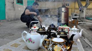 Kırgızistan'daki Ahıska Türklerin toplu iftar geleneği