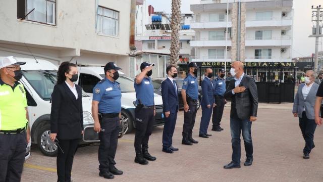 Mersin Emniyet Müdürü Mehmet Şahne, Erdemlide bağlı birimleri ziyaret etti