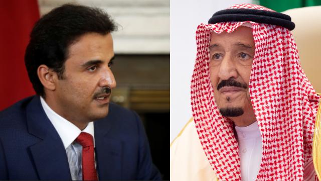 Suudi Arabistan Kralı Selman, Katar Emiri Temimi ülkesine davet etti