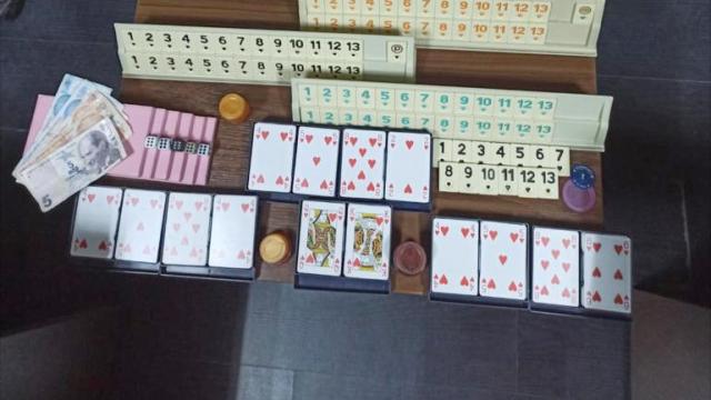 Denizlide iş yerinde kumar oynayan 10 kişiye 65 bin lira ceza