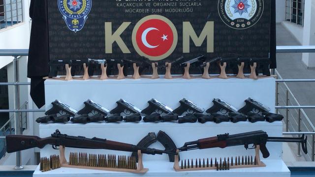 Adana merkezli 5 ilde düzenlenen silah kaçakçılığı operasyonunda 6 zanlı yakalandı