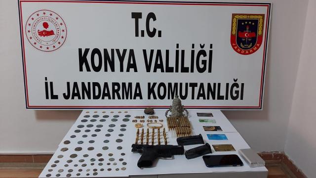 Konyada tarihi eser kaçırdıkları iddia edilen 5 kişi gözaltına alındı