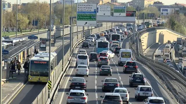 İstanbulda trafik yoğunluğu