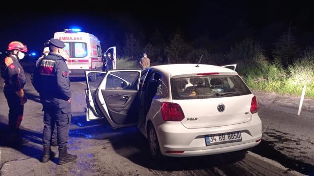 Tekirdağda kamyona arkadan çarpan otomobilin sürücüsü yaşamını yitirdi