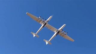 "Dünyanın kanat açıklığı en uzun uçağı" test uçuşunu tamamladı