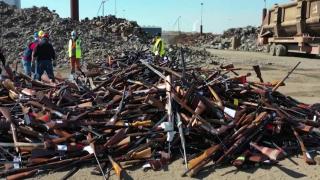 Belçika'da 22 bin silah fabrikada eritildi