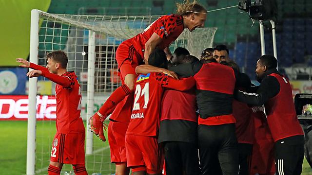 Beşiktaş Rizede galip