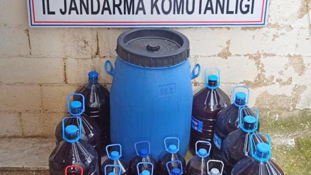 Kırklarelinde bir evde 550 litre kaçak içki ele geçirildi