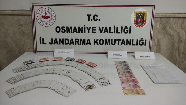 Osmaniyede kumar oynayan 11 kişiye para cezası