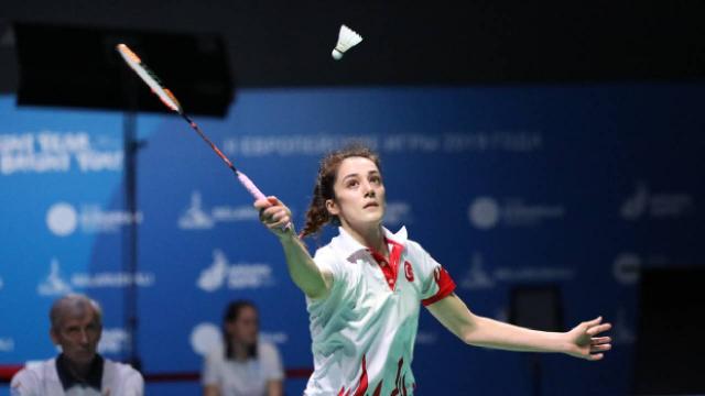 Neslihan Yiğit, Avrupa Badminton Şampiyonasında yarı finalde