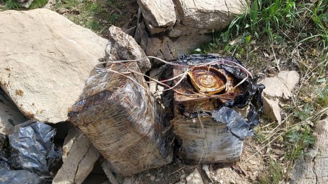 Bitliste 90 kilogram el yapımı patlayıcı imha edildi