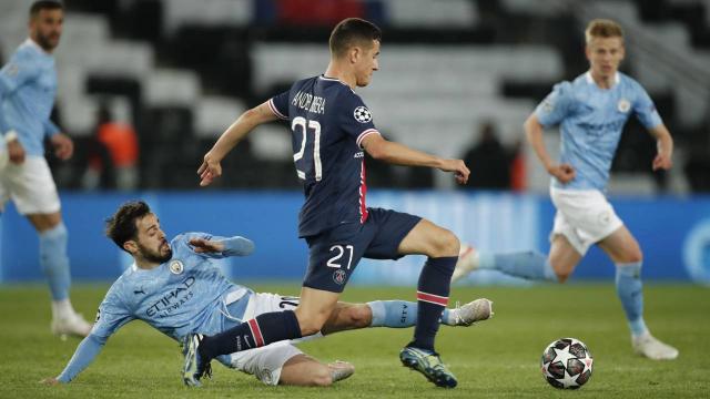 PSGyi deplasmanda yıkan Manchester City avantajı kaptı