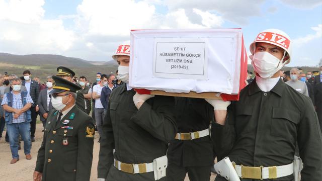 Şehit Hüsamettin Gökçe son yolculuğuna uğurlandı