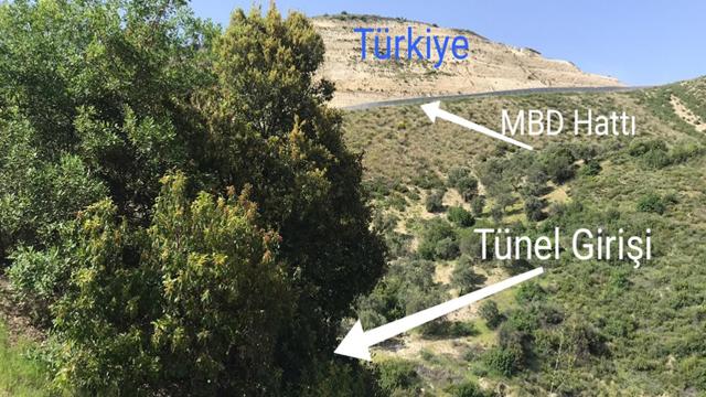 Suriye sınırında tünel tespit edildi