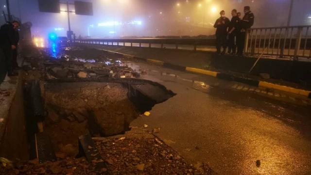 Trabzonda ana isale hattında patlama