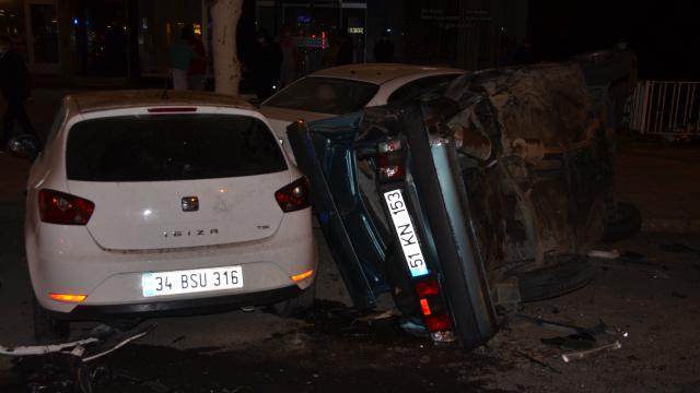 Kahramanmaraşta zincirleme kaza: 2 yaralı