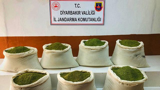 Diyarbakırda 221 kilogram uyuşturucu madde ele geçirildi